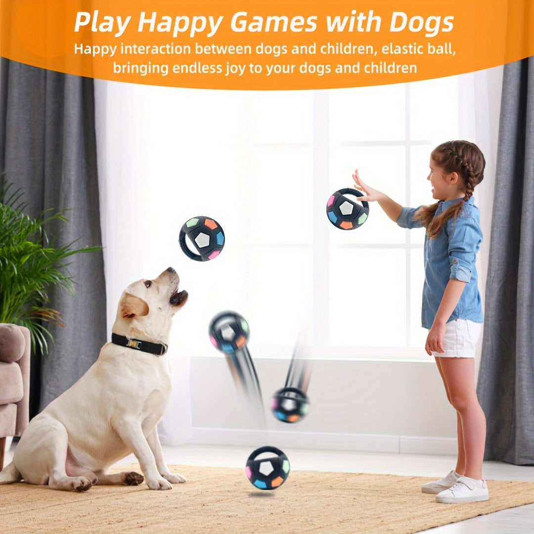 Durable Squeaky TPR Dog Ball – Interactive Chew Toy for Teeth Cleaning & Training
