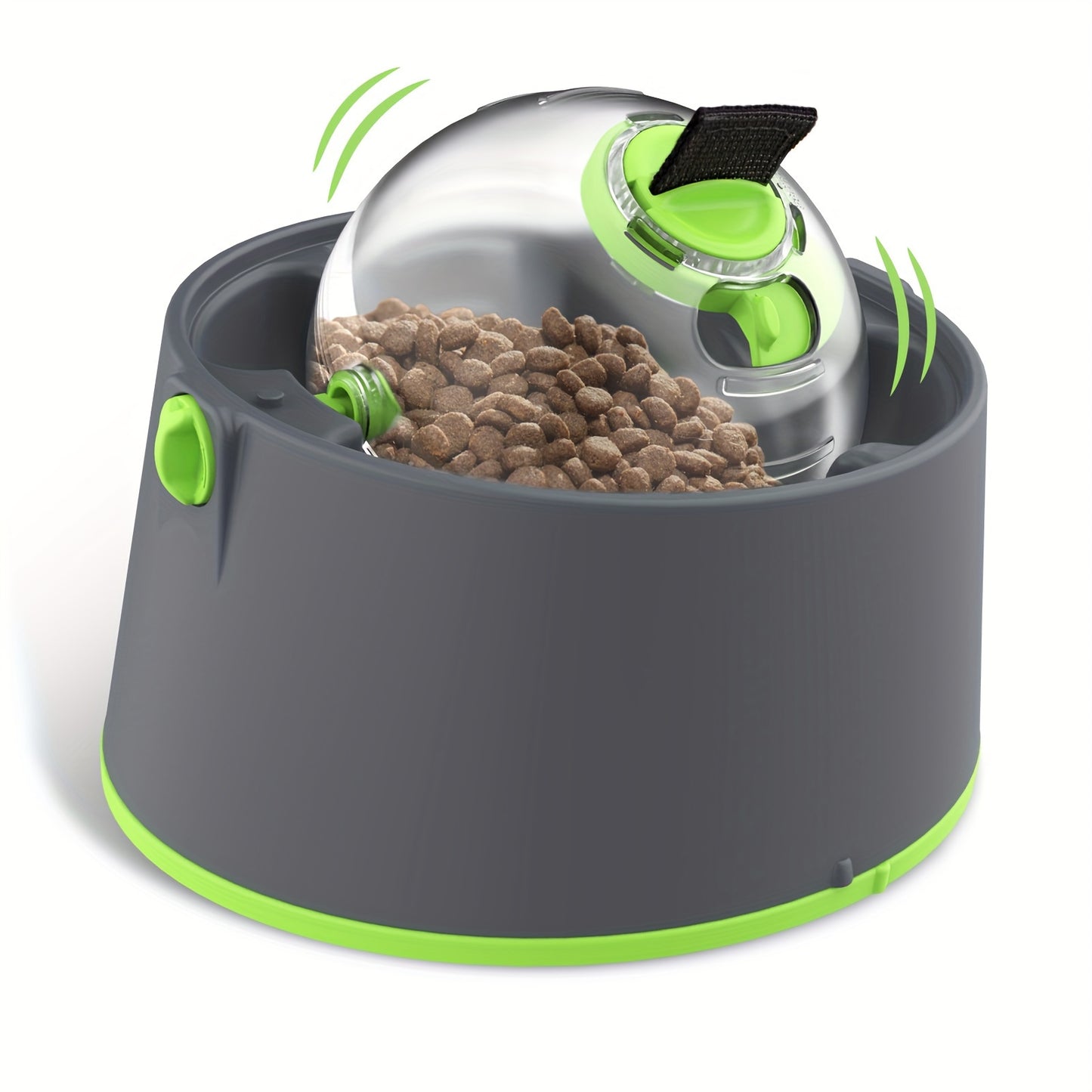 3-in-1 Tilt Slow Feeder Dog Bowl – Non-Skid Puzzle for Healthy Eating & Fun