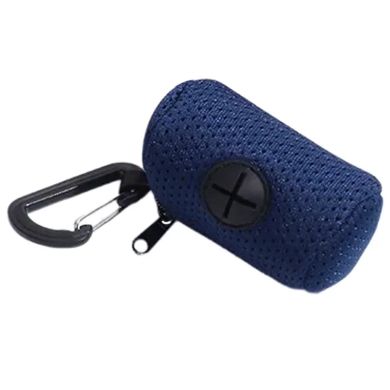 Leash-Attachable Dog Poop Bag Holder – Portable Waste Bag Dispenser with Clip
