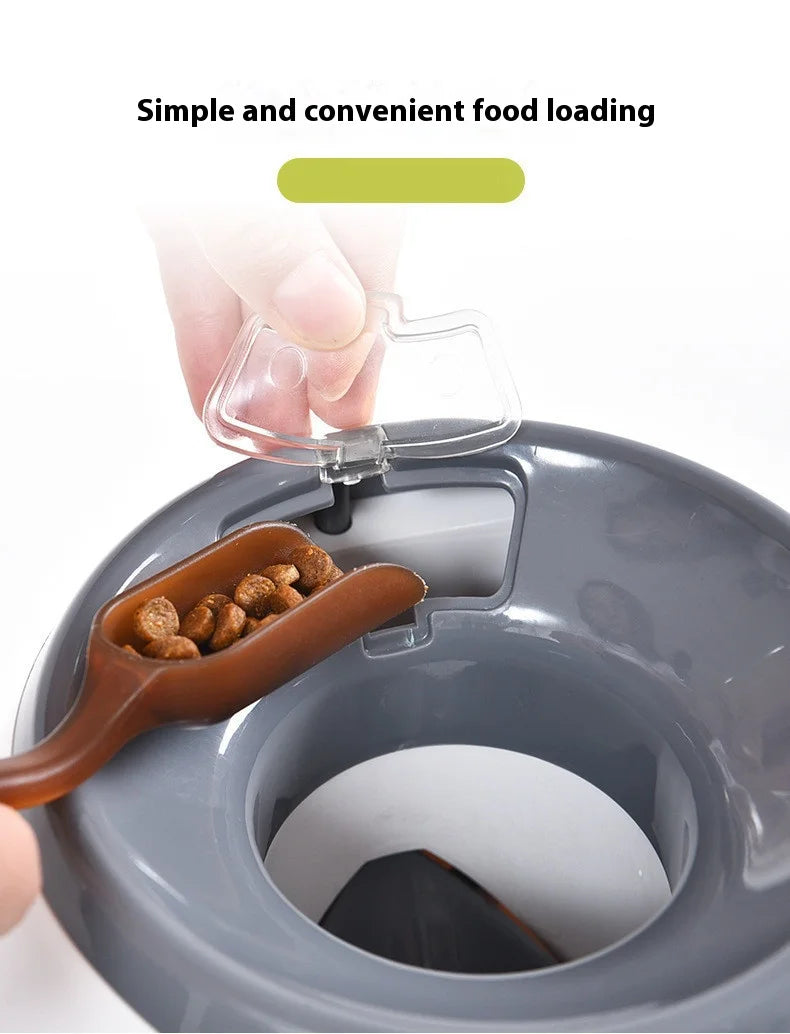 Automatic Dog Tennis Ball Launcher with Treat Reward – USB Rechargeable Interactive Toy