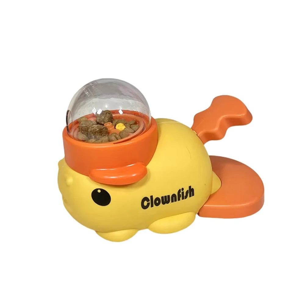Waddling Duck Treat Dispenser Toy – Interactive Quacking Slow Feeder for Dogs
