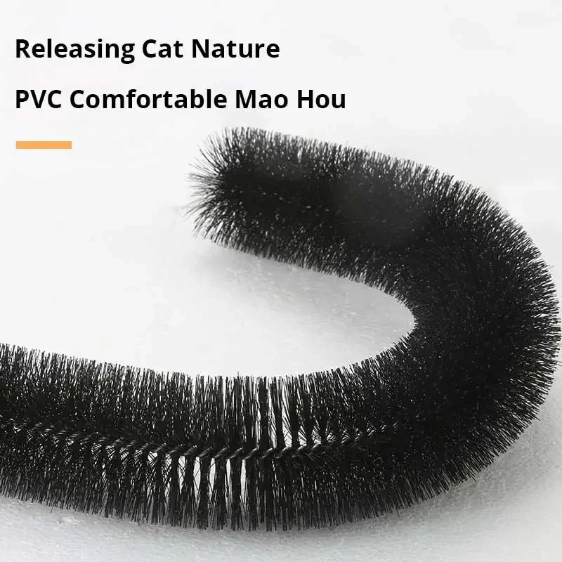 Cat Grooming Arch Toy – Self-Brush Massage Pad & Scratching Post for Cats