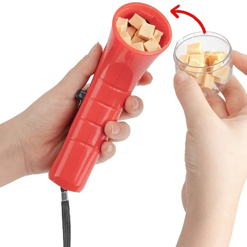 Interactive Dog Treat Launcher Gun – Fun Training Snack Thrower