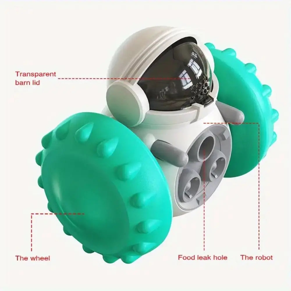 Robot Puzzle Dozator poslastica Igračka za Pse – Izazovna Igra za Mozak i Sporo Hranjenje 