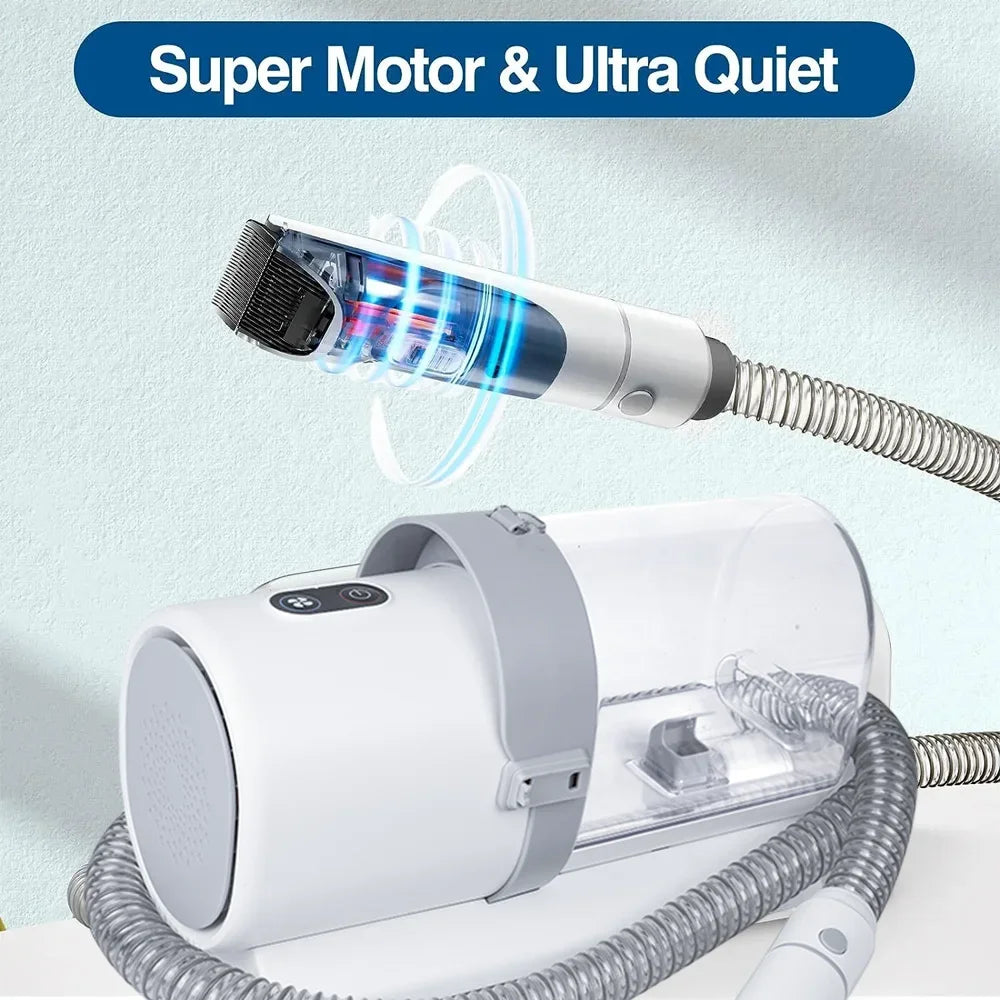 4-in-1 Electric Dog Grooming Kit – Clippers, Trimmer, Nail Grinder & Brush