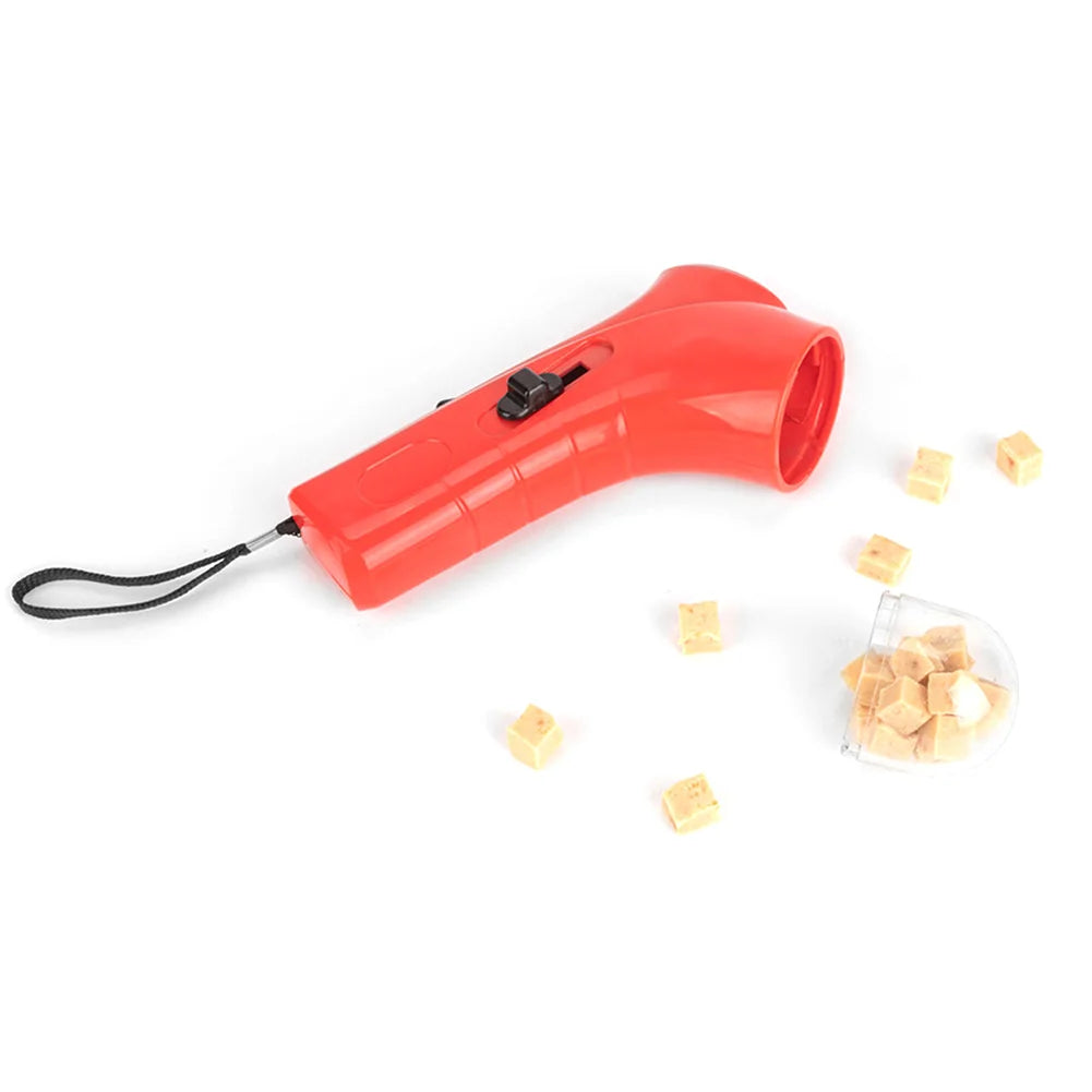 Interactive Dog Treat Launcher Gun – Fun Training Snack Thrower
