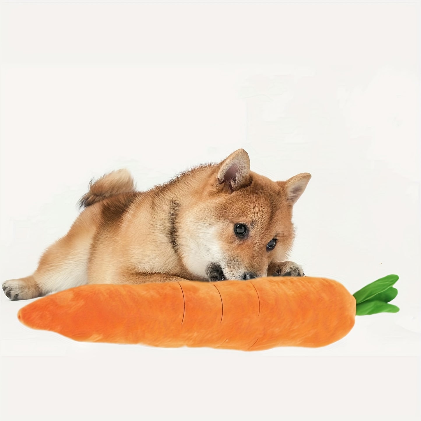 Interactive Carrot Farm Plush Dog Toy – Hide & Seek Puzzle with 12 Squeaky Carrots