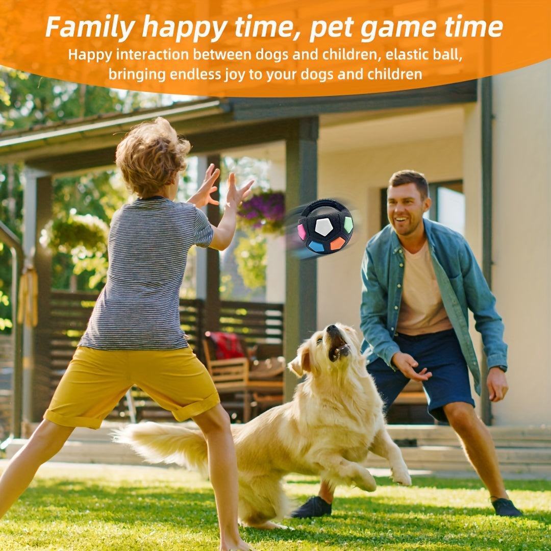 Durable Squeaky TPR Dog Ball – Interactive Chew Toy for Teeth Cleaning & Training