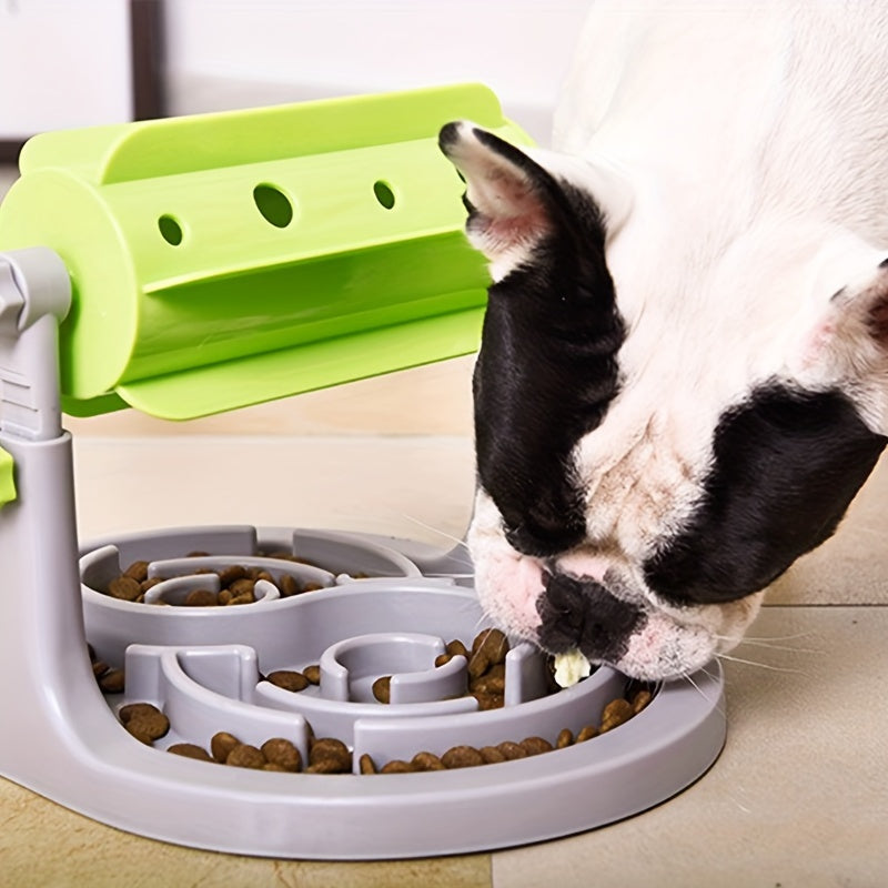 Interactive Spinning Dog Food Dispenser – Slow Feeder Puzzle Toy